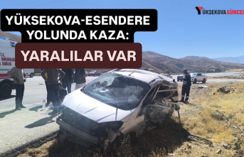 Yüksekova-Esendere Yolunda Kaza: Yaralılar Var