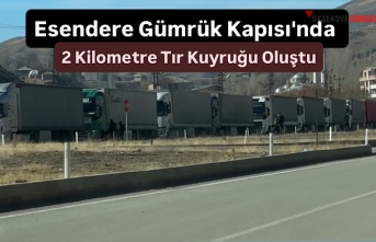 Esendere Gümrük Kapısı'nda 2 Kilometrelik...