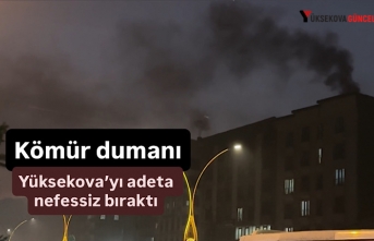 Kömür dumanı Yüksekova’yı adeta nefessiz bıraktı