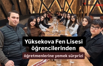 Yüksekova Fen Lisesi öğrencilerinden öğretmenlerine...
