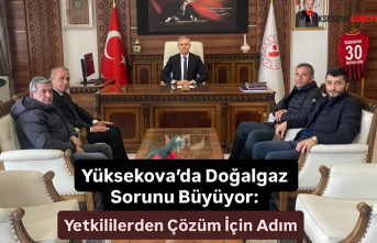 Yüksekova’da Doğalgaz Sorunu Büyüyor: Yetkililerden Çözüm İçin Adım