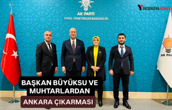 Başkan Büyüksu ve Muhtarlardan Ankara Çıkarması
