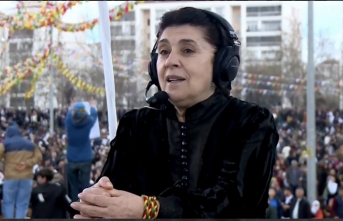 DEM Parti’nin Diyarbakır mitinginde Leyla Zana...