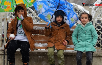 Hakkari ve ilçelerinde olumsuz hava koşulları nedeniyle...