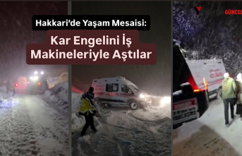 Hakkari’de Yaşam Mesaisi: Kar Engelini İş Makineleriyle...