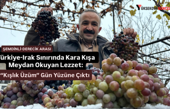 Türkiye-Irak Sınırında Kara Kışa Meydan Okuyan...