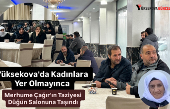 Yüksekova'da Kadınlara Yer Olmayınca Piroze...