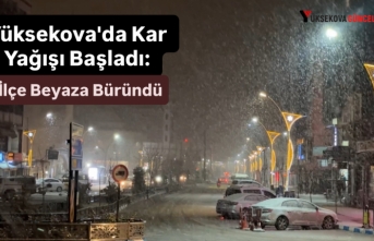 Yüksekova'da Kar Yağışı Başladı: İlçe...
