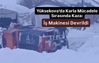 Yüksekova’da Karla Mücadele Sırasında Kaza:...