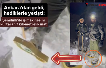 Ankara'dan geldi, hediklerle yetişti: Şemdinli’de...