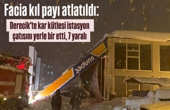 Facia kıl payı atlatıldı: Derecik'te kar...
