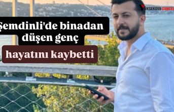 Şemdinli'de binadan düşen genç hayatını...