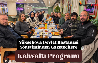 Yüksekova Devlet Hastanesi Yönetiminden Gazetecilere...