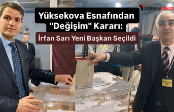 Yüksekova Esnafından "Değişim" Kararı: İrfan Sarı Yeni Başkan Seçildi