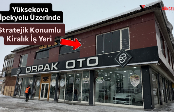 Yüksekova İpekyolu Üzerinde Stratejik Konumlu Kiralık...