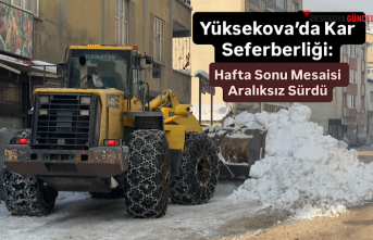 Yüksekova’da Kar Seferberliği: Hafta Sonu Mesaisi...