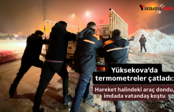 Yüksekova’da termometreler çatladı: Hareket halindeki...