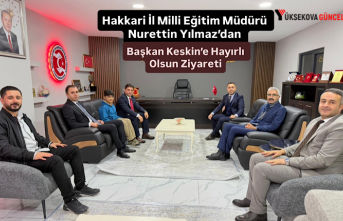 Hakkari İl Milli Eğitim Müdürü Nurettin Yılmaz’dan...