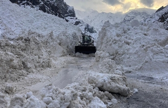 Hakkari–Çukurca Karayoluna Düşen Çığ Temizlendi