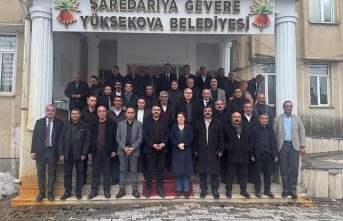 Muhtarlardan Yüksekova Belediye’sine Ziyaret