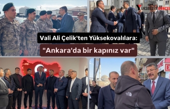 Vali Ali Çelik'ten Yüksekovalılara: "Ankara'da...