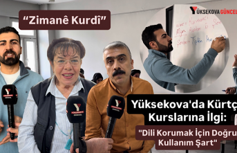 Yüksekova'da Kürtçe Kurslarına İlgi: "Dili Korumak İçin Doğru Kullanım Şart"