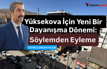 Yüksekova İçin Yeni Bir Dayanışma Dönemi: Söylemden...