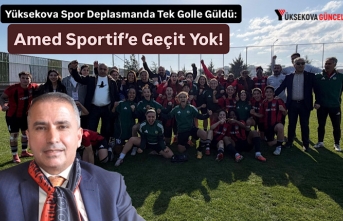 Yüksekova Spor Deplasmanda Tek Golle Güldü: Amed...