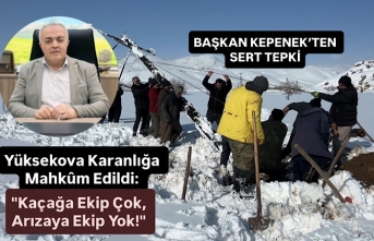 Yüksekova Karanlığa Mahkûm Edildi: "Kaçağa...