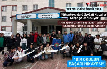 Yüksekova’da Gökyüzü Hayalleri Gerçeğe Dönüşüyor: “Ahşap Parçalarla Başladılar, Geleceğin Mühendisliğine İlk Adımı Attılar”