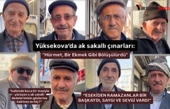 Yüksekova’da Hüzünlü Bir Ramazan Muhabbeti:...