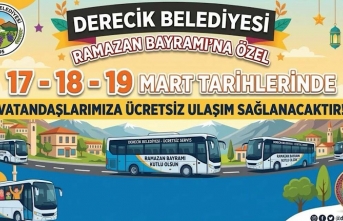 Derecik’te toplu taşıma üç gün ücretsiz