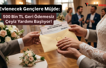 Evlenecek Gençlere Müjde: 500 Bin TL Geri Ödemesiz...
