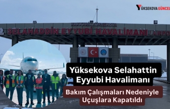 Yüksekova Selahattin Eyyubi Havalimanı Bakım Çalışmaları...