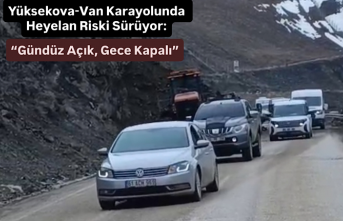 Yüksekova-Van Karayolunda Heyelan Riski Sürüyor:...
