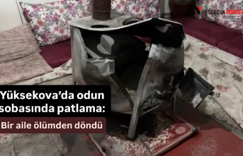 Yüksekova’da odun sobasında patlama: Bir aile...