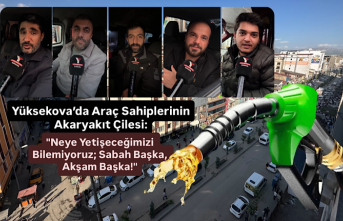 Yüksekova’da Araç Sahiplerinin Akaryakıt Çilesi:...