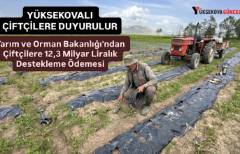 Yüksekovalı Çiftçilere Duyurulur..! Tarım ve...