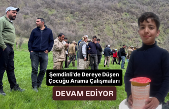 Şemdinli'de Dereye Düşen Çocuğu Arama Çalışmaları Devam Ediyor