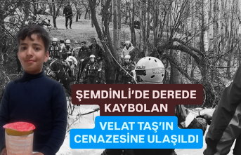 Şemdinli’de Derede kaybolan Velat Taş’ın Cenazesine Ulaşıldı