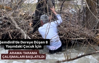 Şemdinli’de Dereye Düşen 8 Yaşındaki Çocuk...