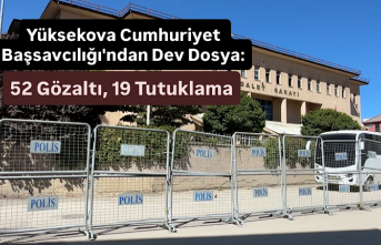 Yüksekova Cumhuriyet Başsavcılığı'ndan...