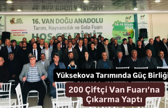 Yüksekova Tarımında Güç Birliği: 200 Çiftçi...
