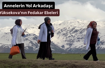 Yüksekova’da Ebeler köy köy gezerek gebe takibi yapıyor