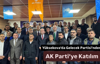 Yüksekova’da Gelecek Partisi’nden AK Parti’ye...