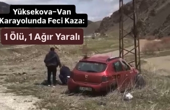 Yüksekova–Van Karayolunda Feci Kaza: 1 Ölü, 1 Ağır Yaralı