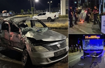 Diyarbakır’da belediye otobüsü ile otomobil çarpıştı: 2 kişi hayatını kaybetti