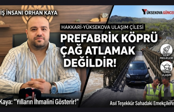Hakkari’de prefabrik siyasetine tepki: "Millet...