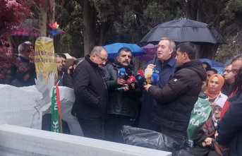 Sırrı Süreyya Önder, ölümünün birinci yıl dönümünde mezarı başında anıldı