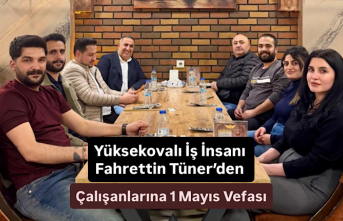 Yüksekovalı İş İnsanı Fahrettin Tüner’den...